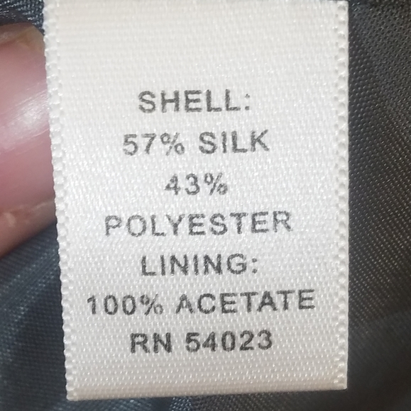 Banana republic silk silver gray dress - Picture 12 of 16